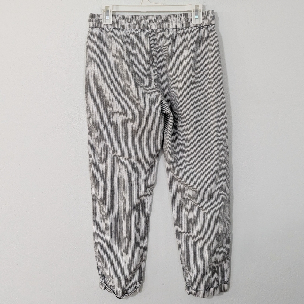 J. Crew Factory Set Of 2 Pull On Drawstring Pants Straight Leg Crop Length 4 - Picture 6 of 15